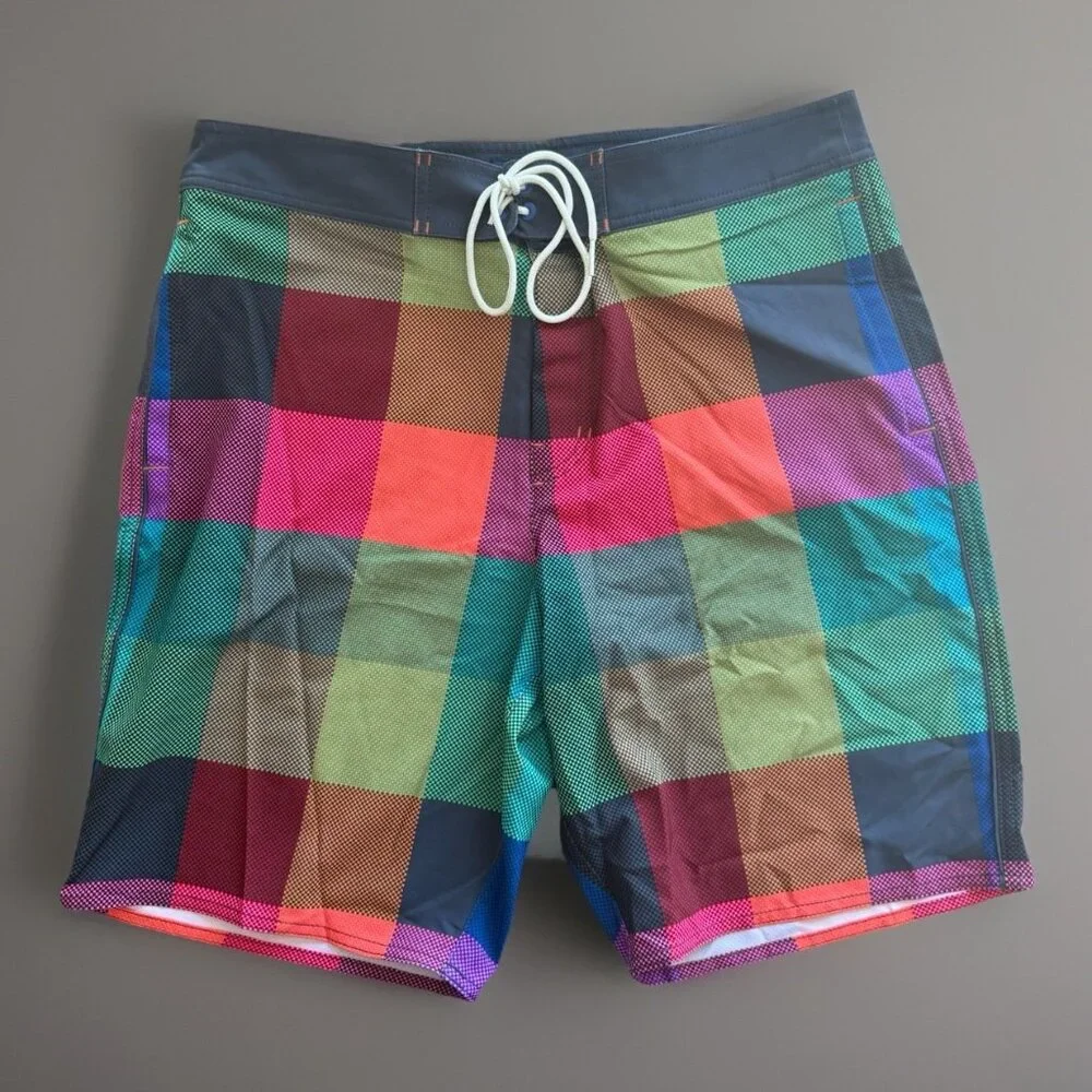 American Eagle AE‎ Board Shorts Mens Swim Trunks Sz L Beach Vacation Resort NWOT